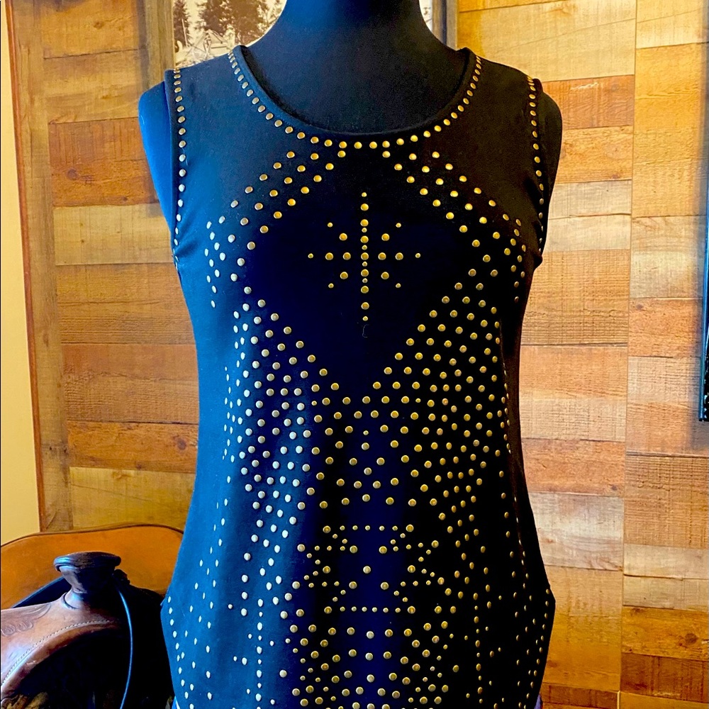 Black Studded Tank